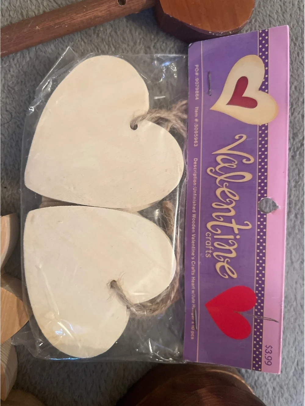 Assorted Wooden Craft Shapes and Sticks Set